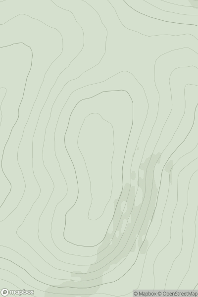 Thumbnail image for White Hill [Tomintoul to Banff] [NJ362188] showing contour plot for surrounding peak